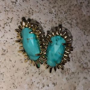 Turquoise Kendra Scott studs